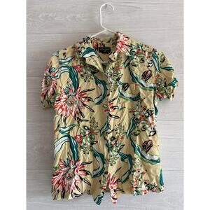 Vintage Polo Ralph Lauren Caldwell Hawaiian Button Up Shirt Adult S